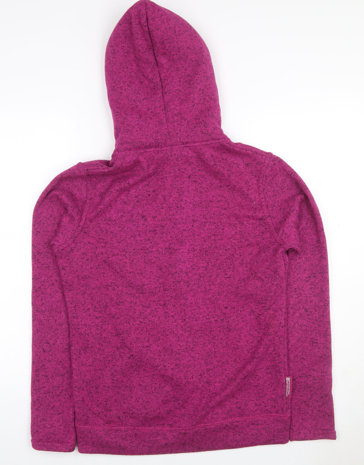 Mountain Warehouse Women’s Pink UK 12 Hooded Fleece Jacket Full Zip