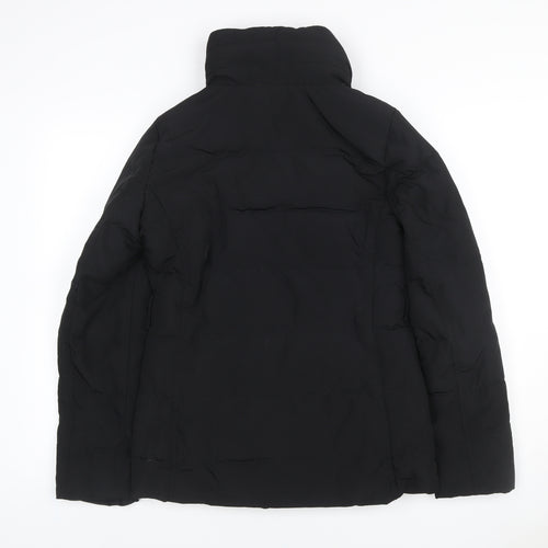 Mango Suit Women Black XS Puffer Jacket Quilted Insulated Zip