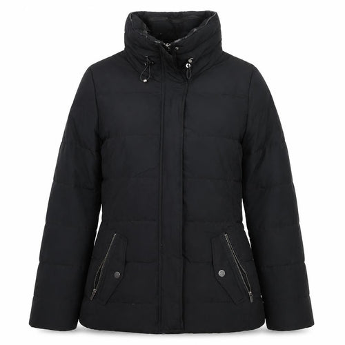 Mango Suit Women Black XS Puffer Jacket Quilted Insulated Zip