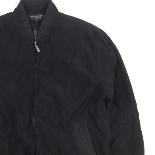 Jean-Louis Garonne Men's Black XL Bomber Jacket Full Zip