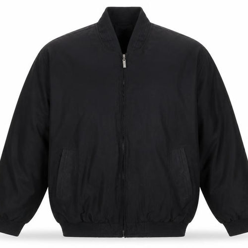 Jean-Louis Garonne Men's Black XL Bomber Jacket Full Zip