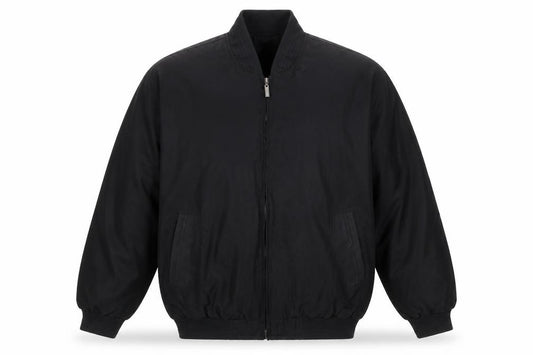 Jean-Louis Garonne Men's Black XL Bomber Jacket Full Zip