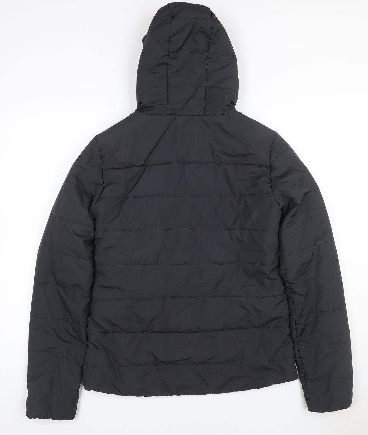 Passenger Men’s Black XS Hooded Quilted Puffer Jacket Full Zip