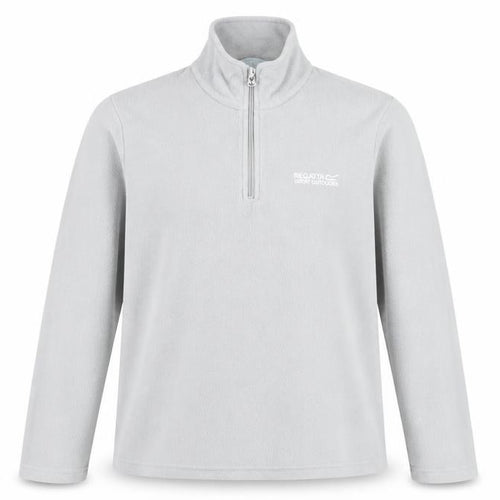 Regatta Women Grey UK 14 Fleece 1/4 Zip High Neck Sweatshirt