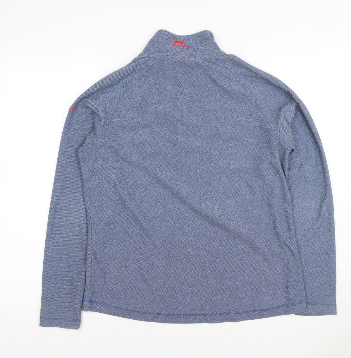 Trespass Women Blue UK 14 L 1/4 Zip Raglan Sweatshirt Outdoor