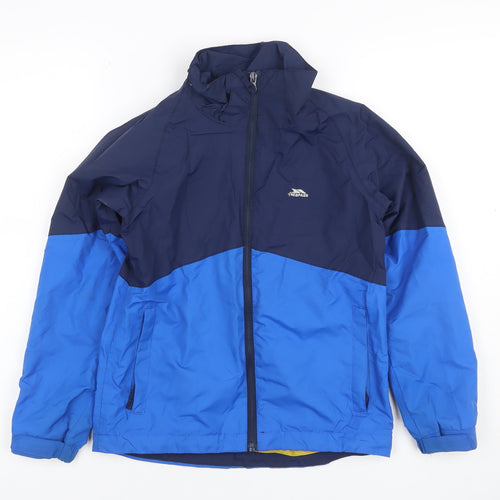 Trespass Boys Blue 7-8 Years Ski Jacket Waterproof Windproof Colourblock
