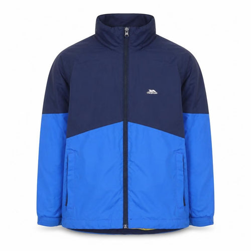Trespass Boys Blue 7-8 Years Ski Jacket Waterproof Windproof Colourblock
