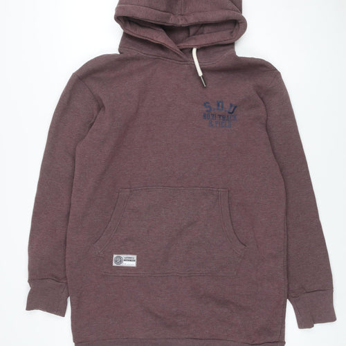 Superdry Women’s Purple UK 14 Pullover Hoodie Spirit of Japan Logo