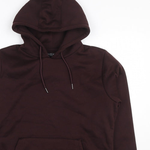 Brave Soul Men’s Brown L Pullover Hoodie Drawstring Kangaroo Pocket