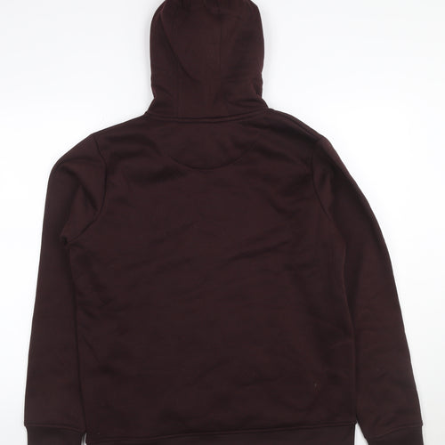 Brave Soul Men’s Brown L Pullover Hoodie Drawstring Kangaroo Pocket