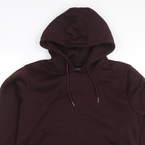 Brave Soul Men’s Brown L Pullover Hoodie Drawstring Kangaroo Pocket