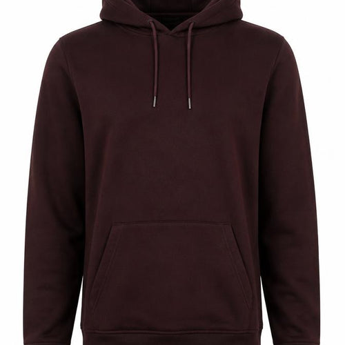 Brave Soul Men’s Brown L Pullover Hoodie Drawstring Kangaroo Pocket