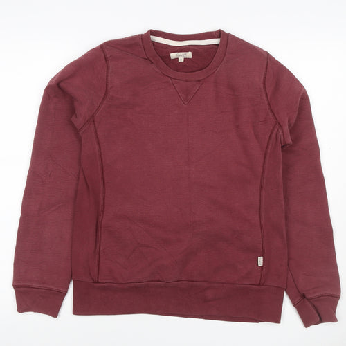 Howies Women’s Red UK 10 Crew Neck Raglan Sweatshirt Cotton