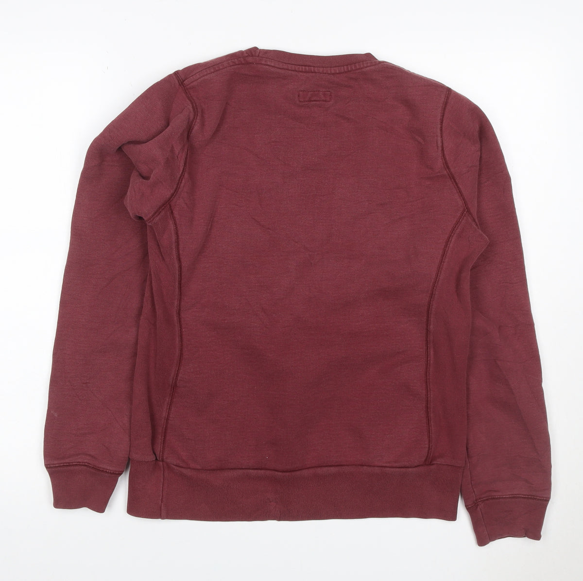 Howies Women’s Red UK 10 Crew Neck Raglan Sweatshirt Cotton