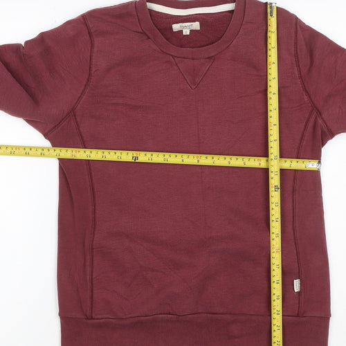 Howies Women’s Red UK 10 Crew Neck Raglan Sweatshirt Cotton