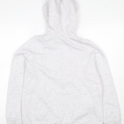 Slazenger Women Grey UK 14 Full Zip Hooded Fleece Hoodie