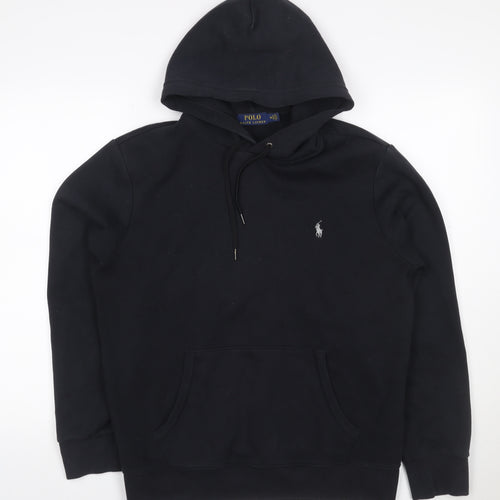 Polo Ralph Lauren Men’s Black M Pullover Hoodie Embroidered Logo