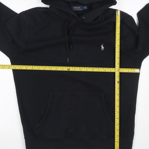 Polo Ralph Lauren Men’s Black M Pullover Hoodie Embroidered Logo