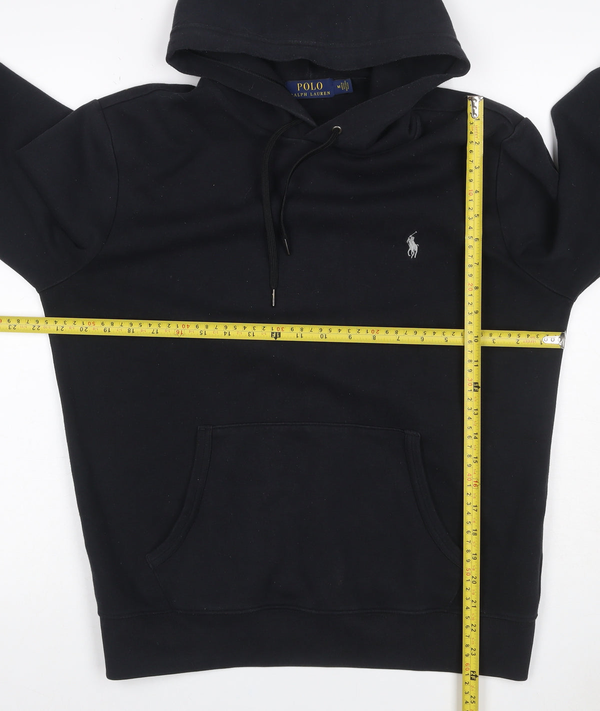 Polo Ralph Lauren Men’s Black M Pullover Hoodie Embroidered Logo