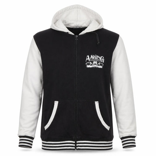 Merch Men’s Black XL Asking Alexandria Full Zip Graphic Hoodie