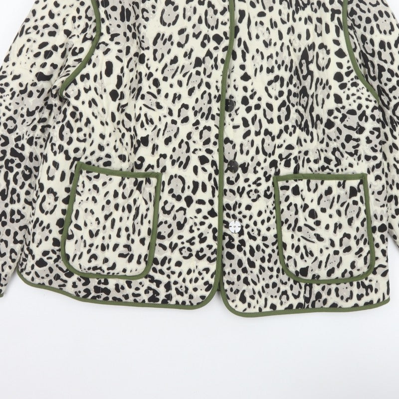 Additional view of George Women Multicoloured M 12-14 Leopard Print Quilted Padded Jacket