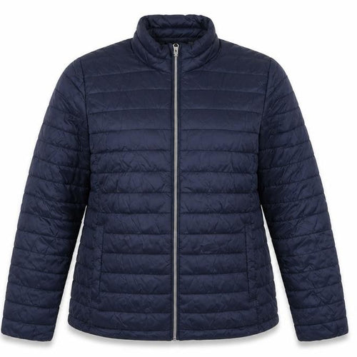 Esmara Women’s Blue UK 16/18 Quilted Puffer Jacket Full Zip