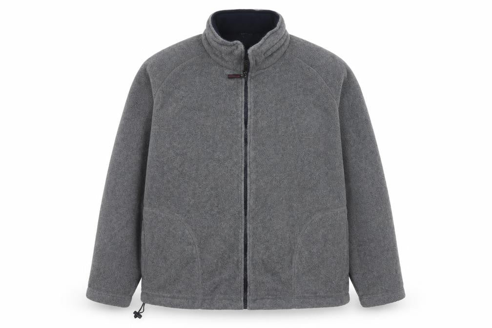 Marks & Spencer Men's Grey XL Fleece Full Zip Basic Jacket Stand Collar