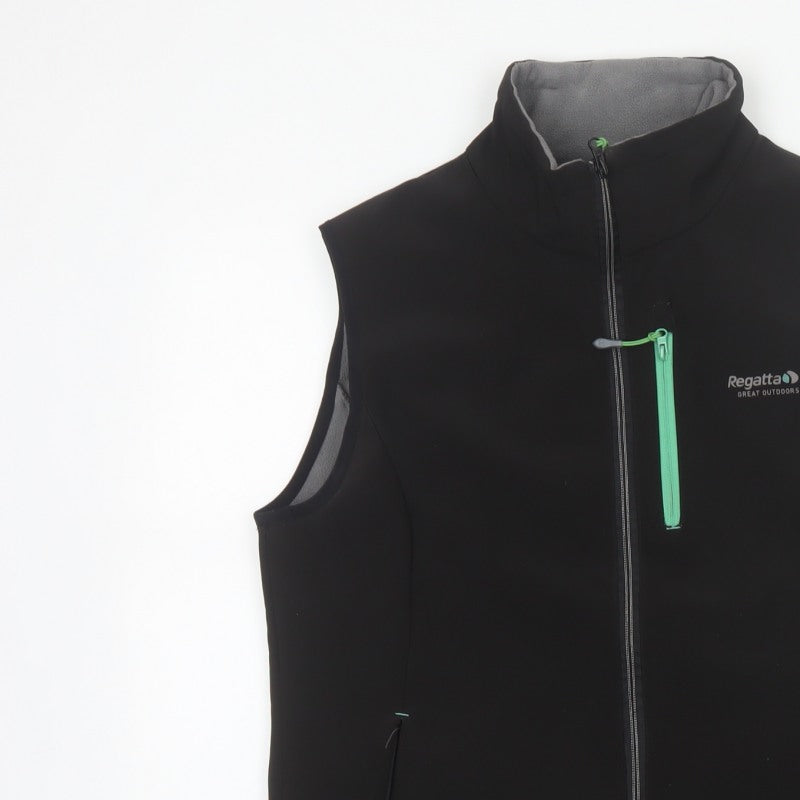 Regatta Women Black Size 14 Softshell Bodywarmer Water Resistant