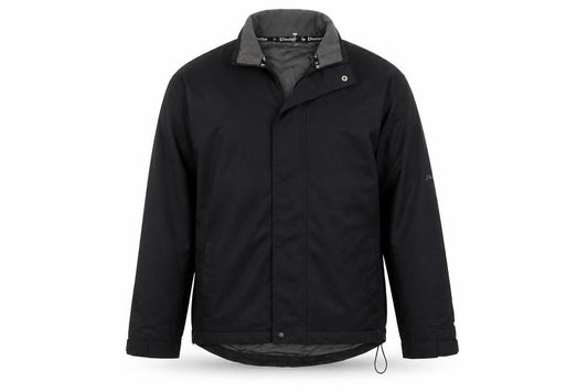 Dunlop Men’s Black L Windbreaker Jacket Full Zip Logo Lined
