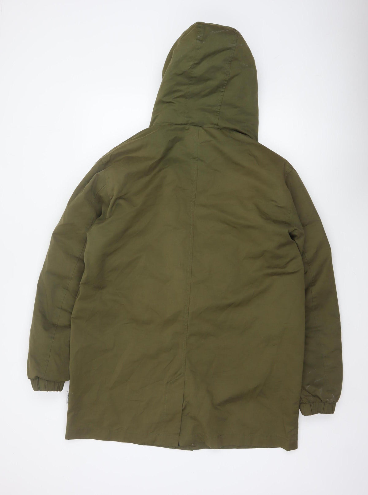 Bellfield Unisex Adults Green L Braka DK Hooded Sherpa Lined Parka