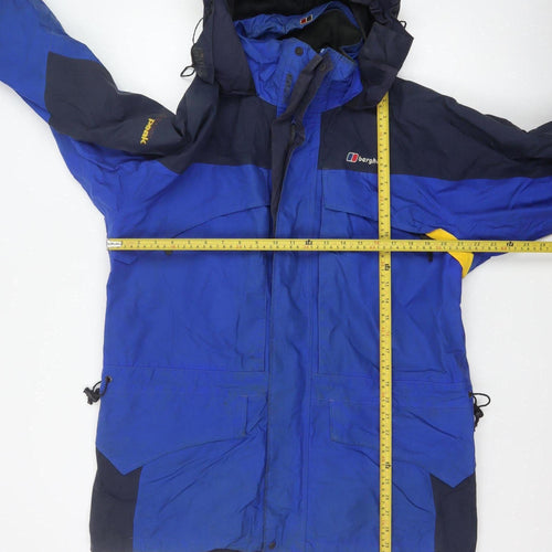 Berghaus Men's Blue M Gore-Tex Peak Hooded Waterproof Jacket