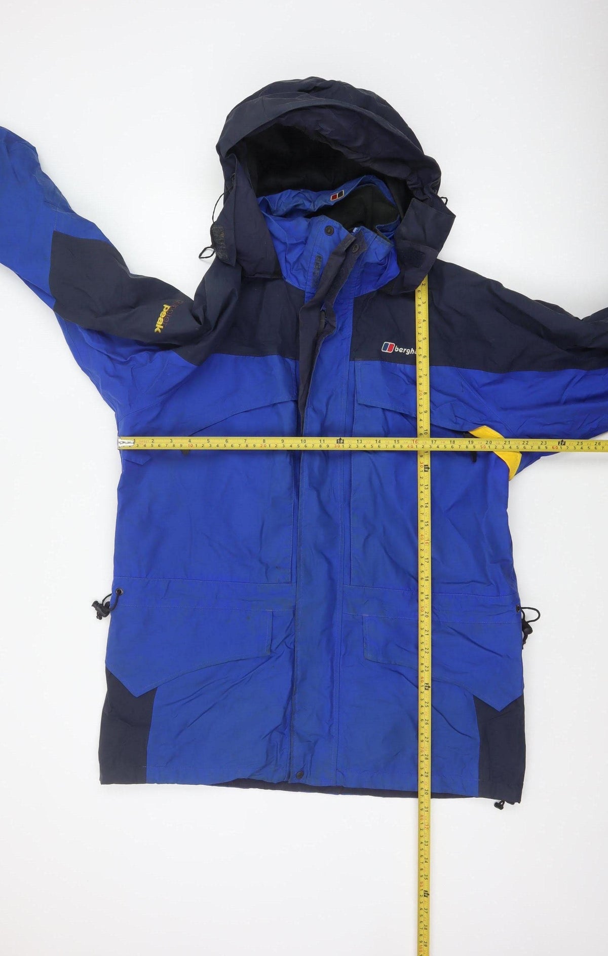 Berghaus Men's Blue M Gore-Tex Peak Hooded Waterproof Jacket