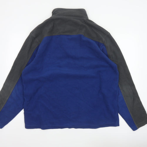Regatta Men’s Blue Grey XXL 1/4 Zip Fleece Pullover Sweatshirt