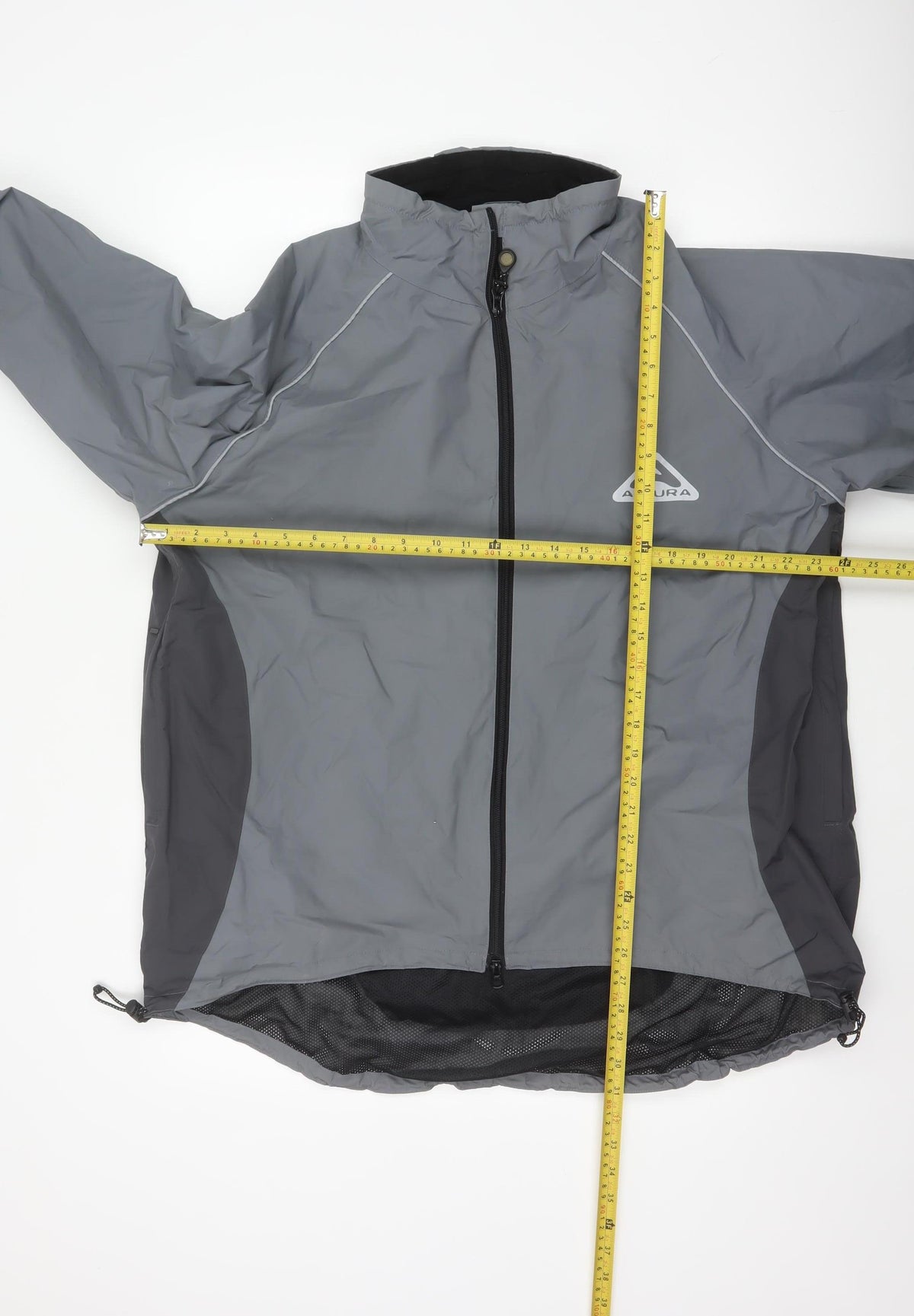 Altura Men’s Grey 2XL Cycling Rain Jacket Reflective Full Zip