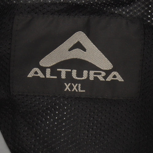 Altura Men’s Grey 2XL Cycling Rain Jacket Reflective Full Zip