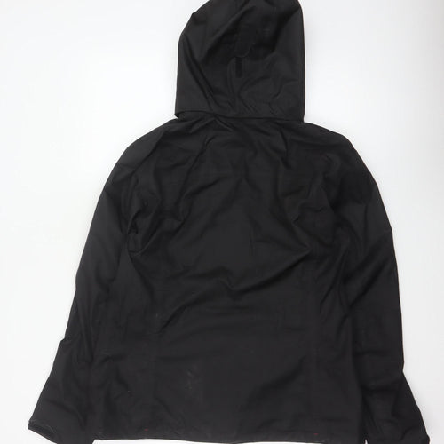 Decathlon Quechua Women’s Black UK 14 Hooded Waterproof Rain Jacket