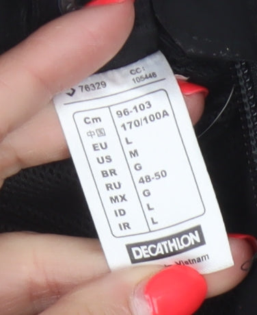 Decathlon Quechua Women’s Black UK 14 Hooded Waterproof Rain Jacket