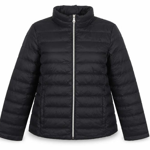 Marks and Spencer Women Black UK 14 Quilted Down Puffer Jacket