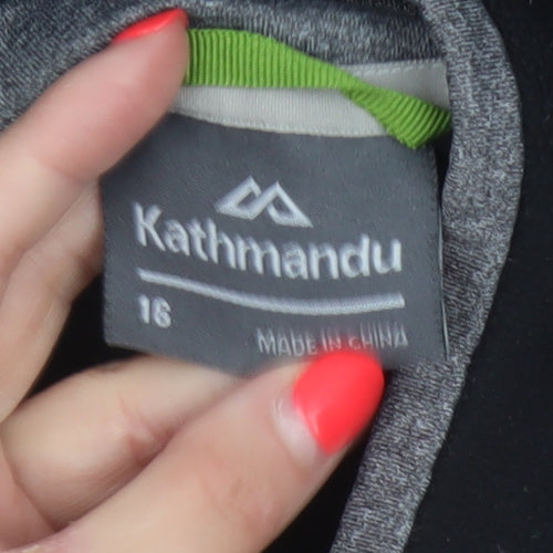 Kathmandu Women’s Black Size 16 1/2 Zip Fleece Sweatshirt