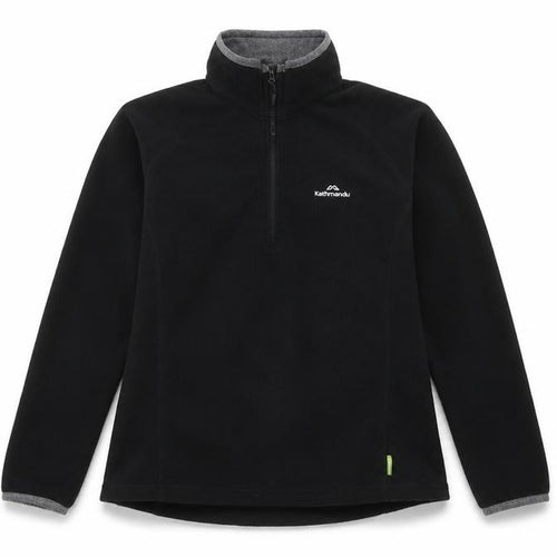 Kathmandu Women’s Black Size 16 1/2 Zip Fleece Sweatshirt