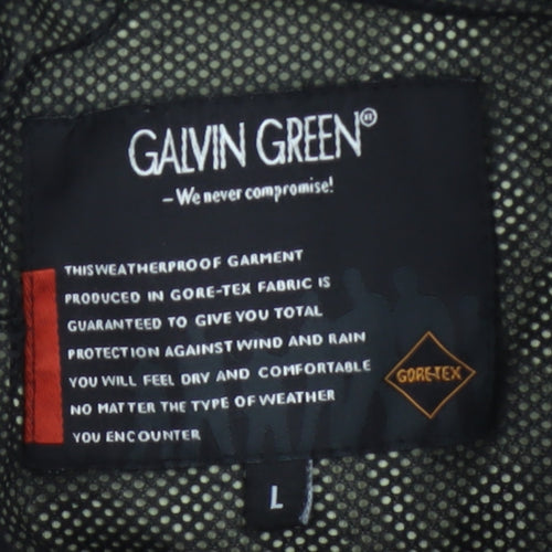 Galvin Green Men’s Black Grey L Gore-Tex Golf Waterproof Anorak Jacket