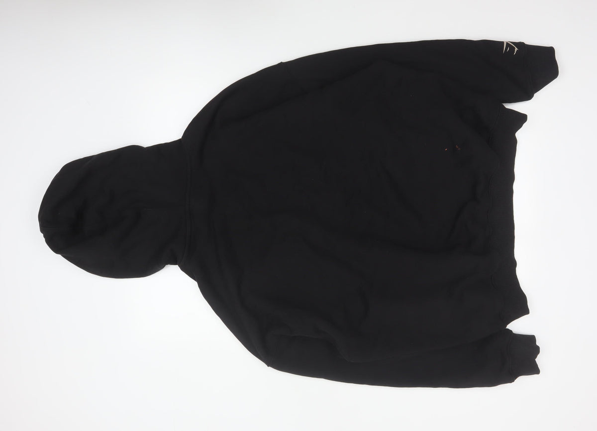 Gymshark Men’s Black XL Pullover Hoodie Graphic Print Pocket Cotton
