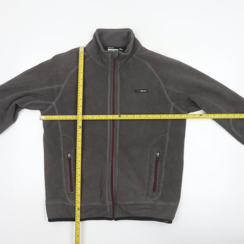 Next Sport Men’s Grey Fleece Jacket Size M Full Zip Outdoor
