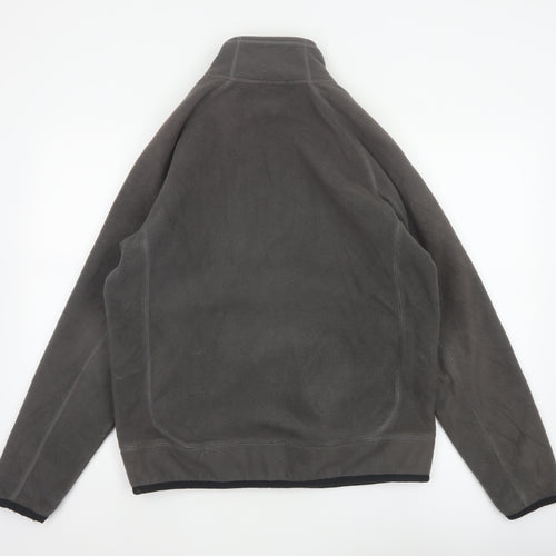 Next Sport Men’s Grey Fleece Jacket Size M Full Zip Outdoor