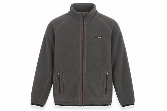 Next Sport Men’s Grey Fleece Jacket Size M Full Zip Outdoor