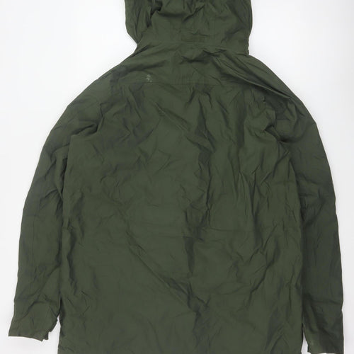 Brasher Men’s Green L Hooded Parka Hiking Jacket