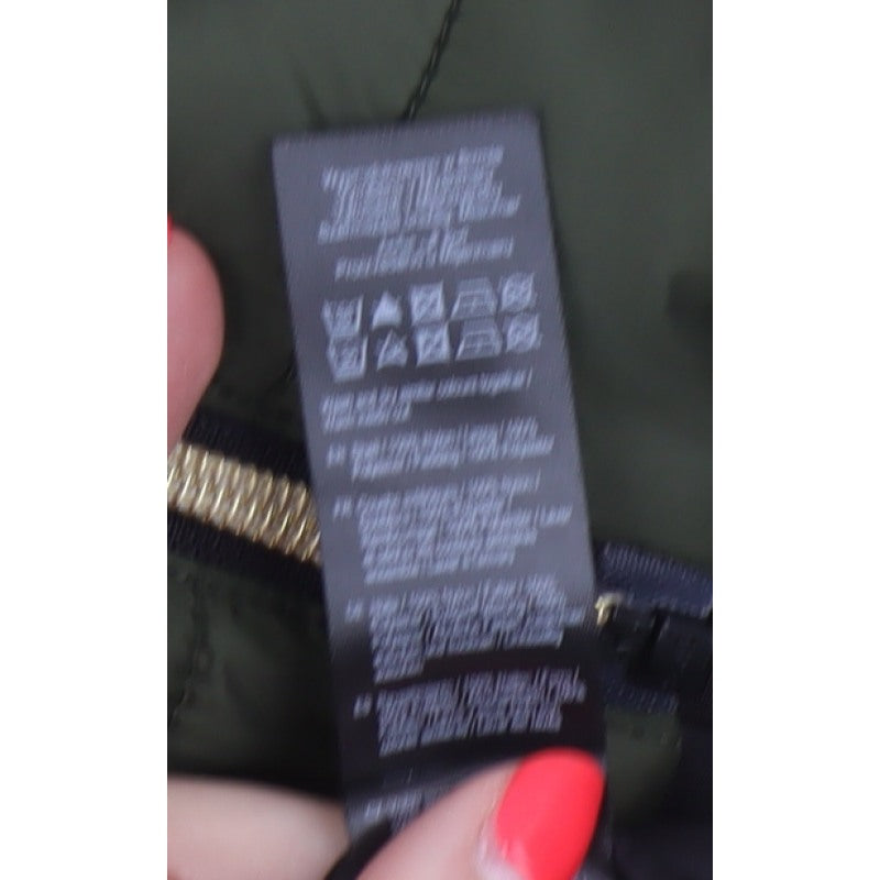 F&F Women’s Green UK 18 Hooded Quilted Puffer Jacket