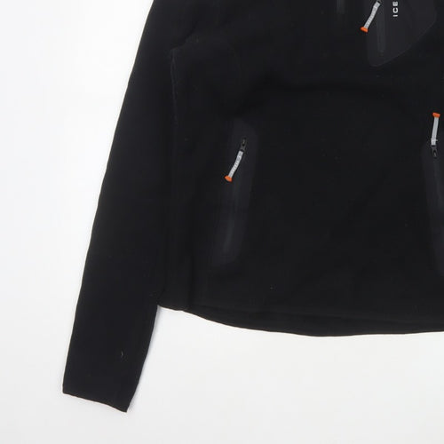 Icepeak Women’s Black UK 14 Fleece 1/4 Zip Pullover Sweatshirt