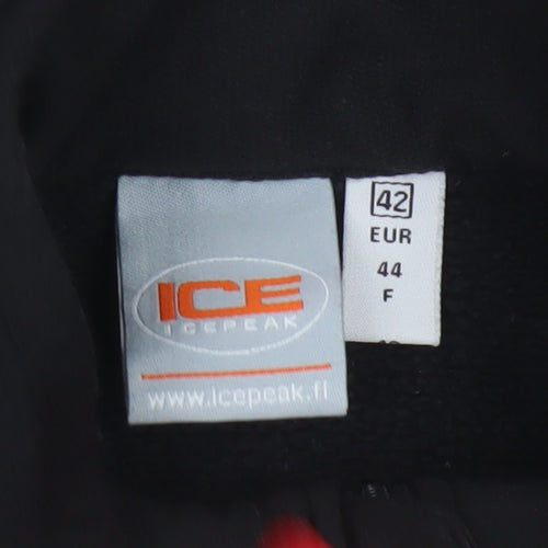 Icepeak Women’s Black UK 14 Fleece 1/4 Zip Pullover Sweatshirt