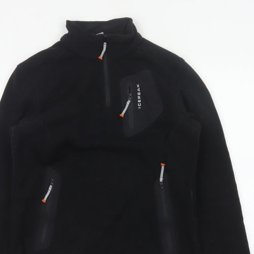 Icepeak Women’s Black UK 14 Fleece 1/4 Zip Pullover Sweatshirt